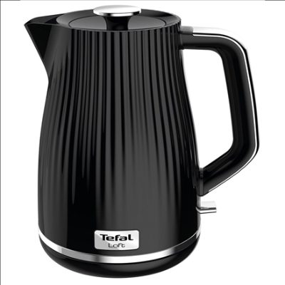 TEFAL tējkanna Loft, 1.7l, 2400W, melna