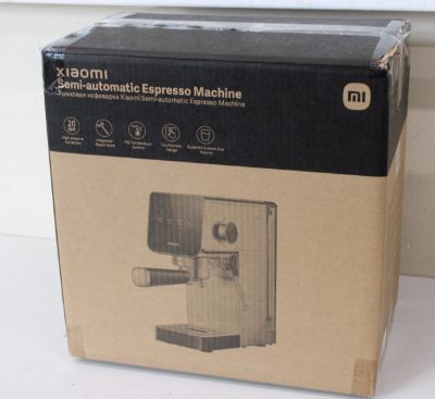 Xiaomi Espresso Machine, Pump pressure 20 bar, Built-in milk frother, Semi-automatic, 1350 W, Silver/Black, UNPACKED, SCRATCHED ON CORPUS AND ACCESSORIES