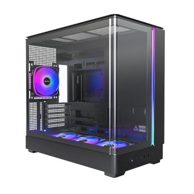 Case, MONTECH, micro ATX/Mini-ITX, Black, Midi Tower, PC, KING 15 PRO, KING15PRO(B)