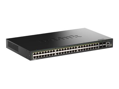 D-Link 48-Port Gigabit Stackable Smart Managed PoE Switch, D-Link