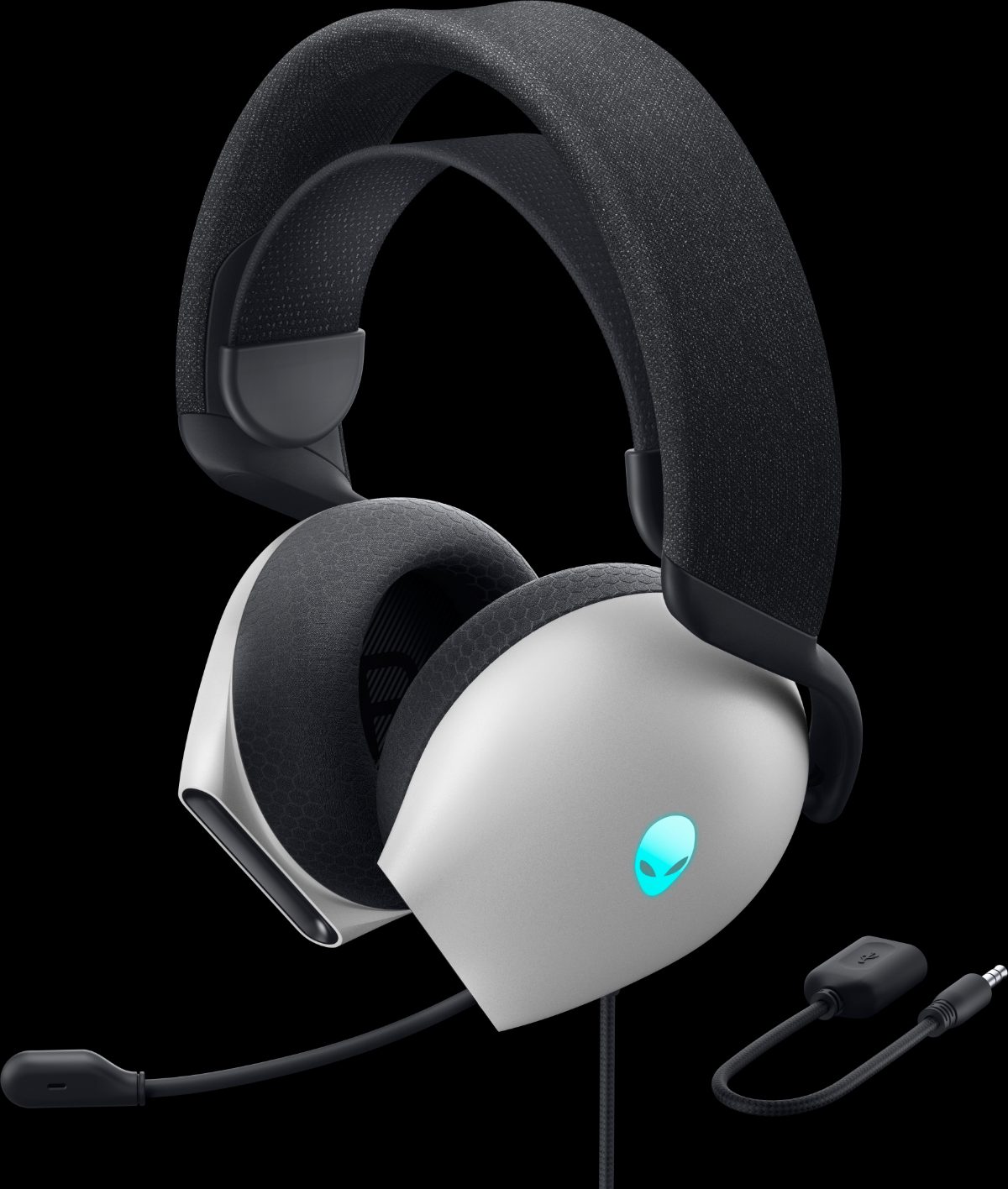 Alienware Wired Gaming Headset, AW520H, Wired, Over-Ear, Noise canceling