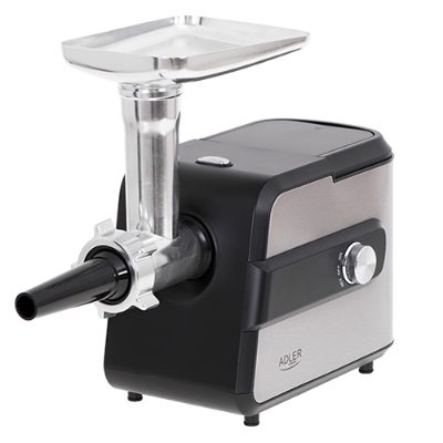 Meat mincer with a shredder, AD 4813, Silver/Black, 600 W, Number of speeds 2, Throughput (kg/min) 1