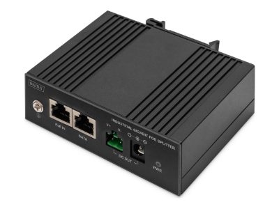 Gigabit Ethernet PoE Splitter, Industrial, 60W