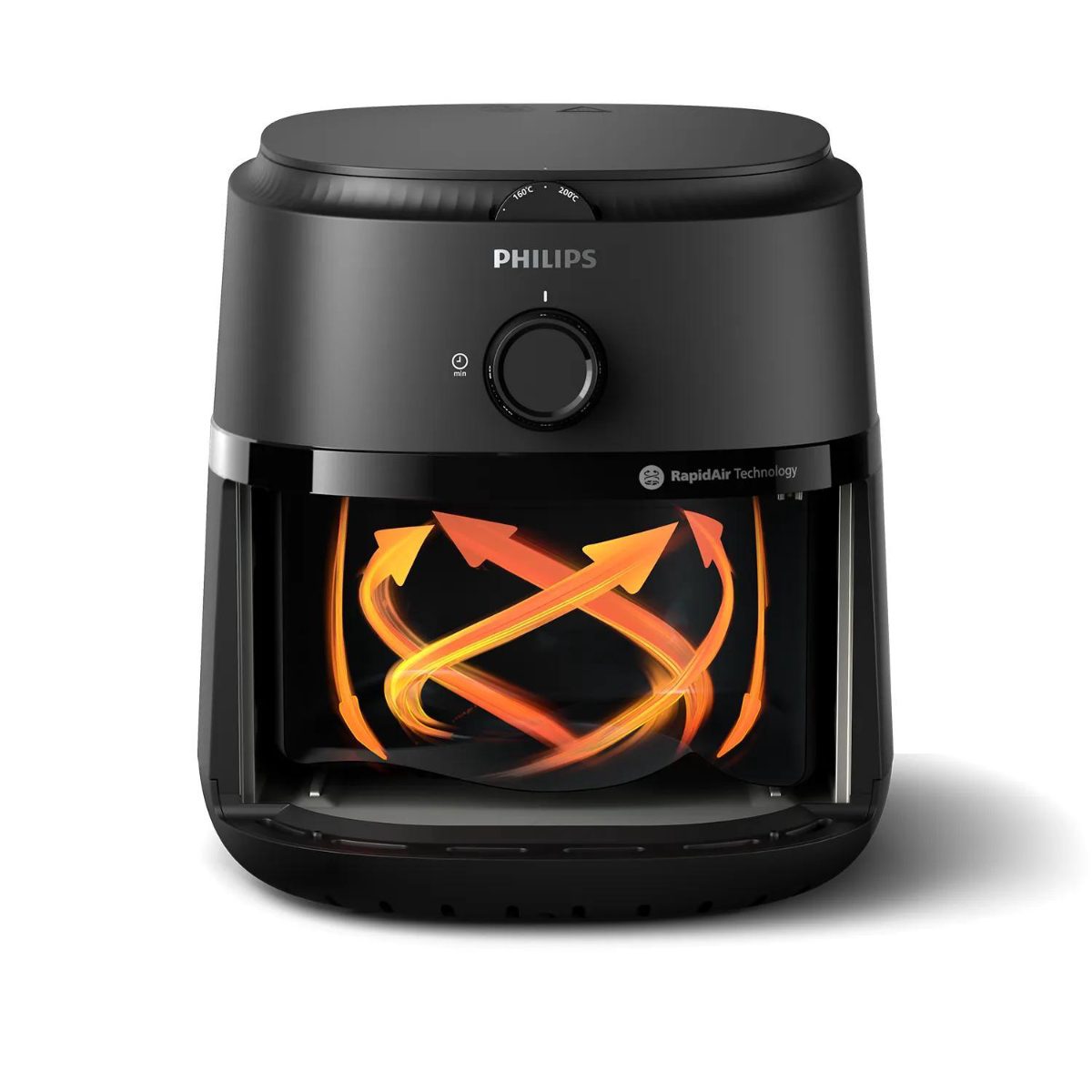 Philips karstā gaisa katls, 1500W, 4.2L, melns