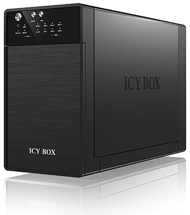 ICY BOX, External dual RAID system for 3.5" SATA I/II/III HDD with USB 3.0 and eSATA, SATA, USB 3.0, 3.5"