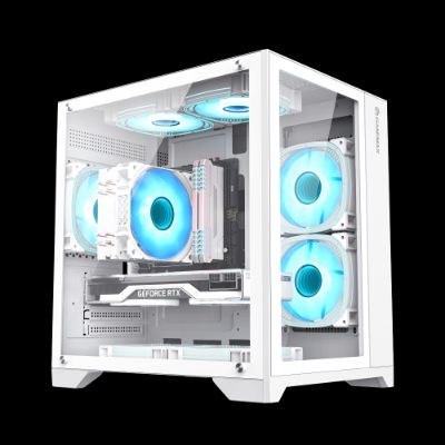 Gamemax Case, INFINITY MINI WH, M-ATX