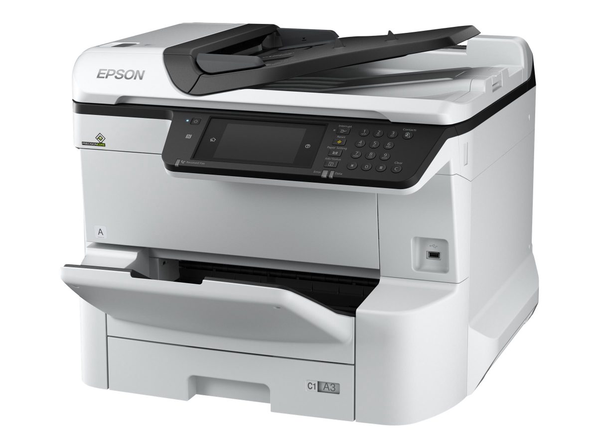 Multifunctional printer, WF-C8610DWF, Inkjet, Colour, All-in-One, A3, Wi-Fi, Grey/Black