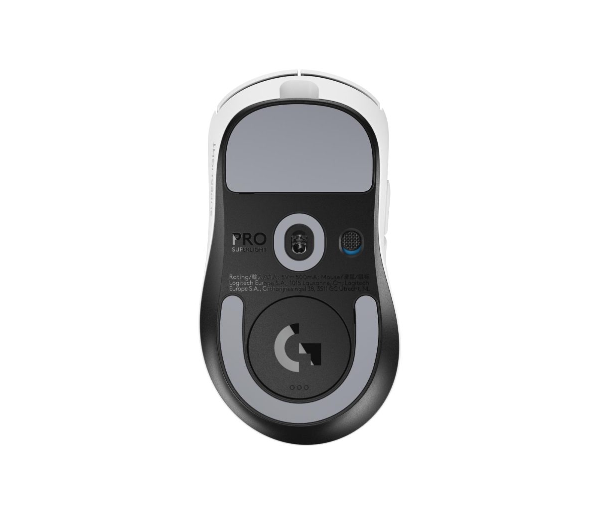 MOUSE USB WRL PRO X SUPERLIGHT/2DEX WHITE 910-007365 LOGITECH