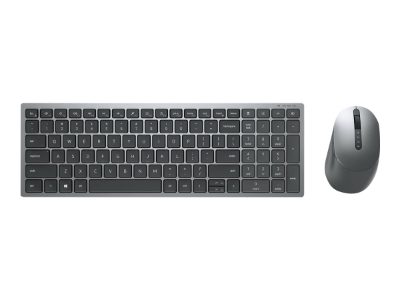 Keyboard and Mouse, KM7120W, Keyboard and Mouse Set, Wireless, Batteries included, Bluetooth, Wireless connection, NORD, Titan Gray