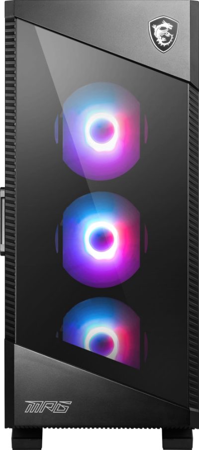 PC Case, MPG VELOX 100R, Side window, Black, Mid-Tower, ATX