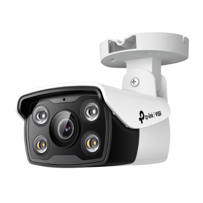 VIGI 4MP Outdoor Full-Color Network Camera, VIGI C340, Bullet, 4 MP, 6 mm, IP66, H.265+/H.265/H.264+/H.264, MicroSD