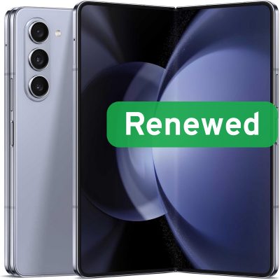 Samsung Renewed Grade A, Galaxy Z Fold 5, Icy Blue, 7.6 ", 256 GB, 5G