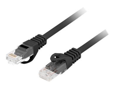 Patch cable - CAT 6, RJ-45 - male, 5 m, Black