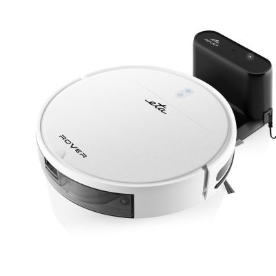 ETA Robot Vacuum Cleaner, ETA124890010 ROVER, Wet&Dry, Operating time (max) 110 min, Li-Ion, 2600 mAh, Dust capacity 0.2 L, White