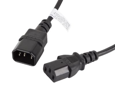 IEC 320 C13 to C14 Cable, CA-C13E-10CC-0018-BK