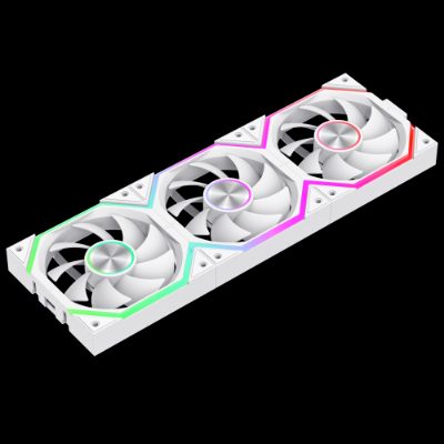 Gamemax FN12A-N2 WL-W, Case fan, White