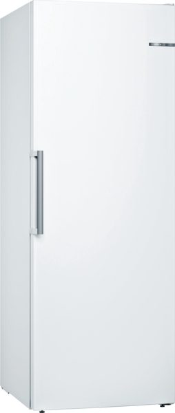 Freezer, GSN58AWDP Serie 6, Energy efficiency class D, Upright, Free standing, Height 191 cm, Total net capacity 366 L, No Frost system, White