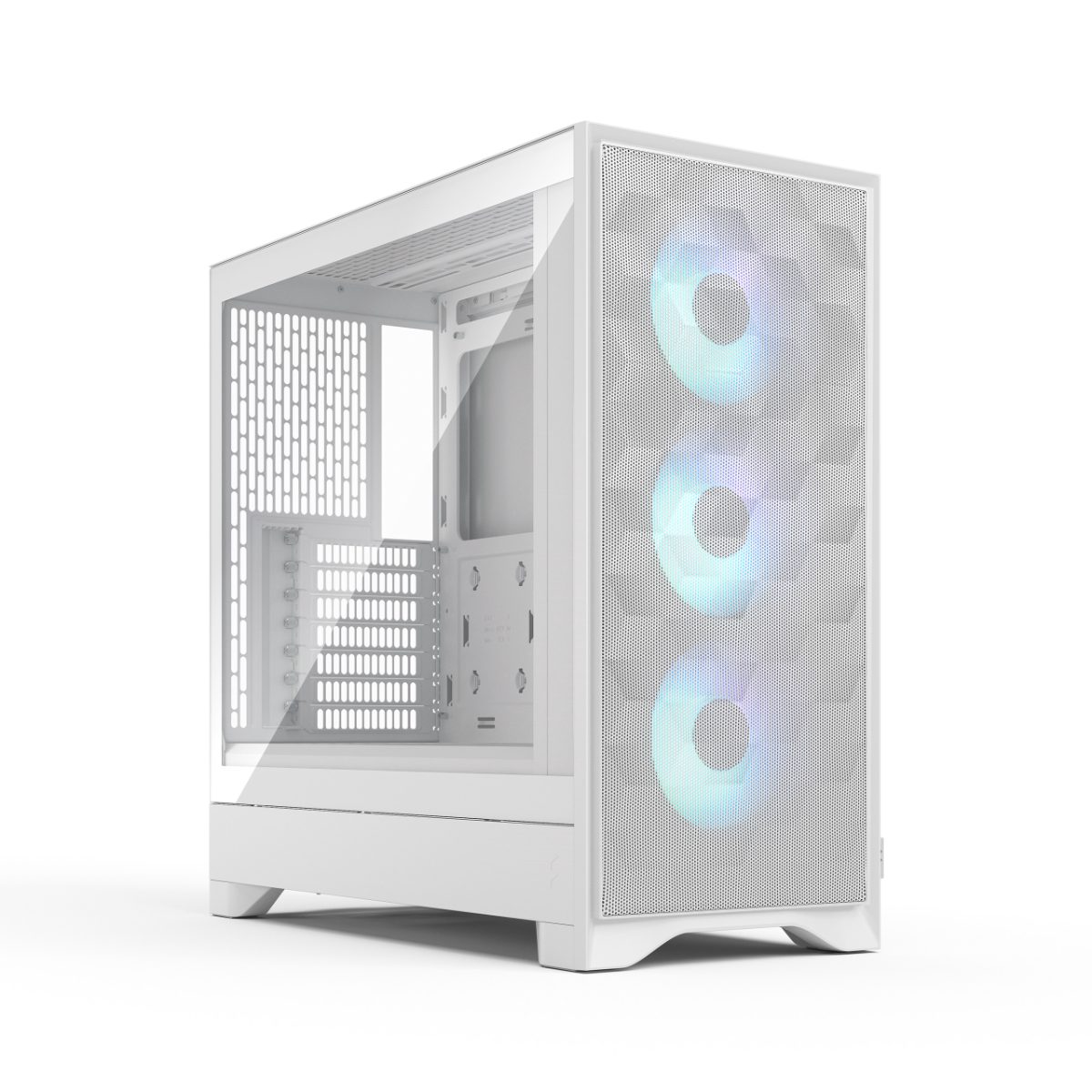 Fractal Design Case, Pop 2 Air, White TG RGB, ATX