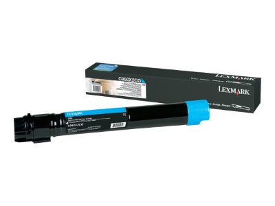 Lexmark C950X2CG, C950 Cyan Extra High Yield Toner Cartridge, Cartridge, Cyan