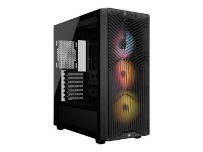 Corsair PC Case, 3200D RS ARGB, Smoke, Mid-Tower