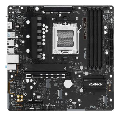Mainboard, ASROCK, AMD A620, Socket AM5, micro ATX, RAM DDR5-SDRAM, 4xSlots, On-board graphics card Yes, 3xNumber of M.2 (M) slots, A620AM Pro-A, A620AMPRO-A