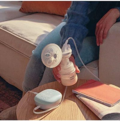 Philips Avent elektriskais krūts piena sūknis ar pudelīti