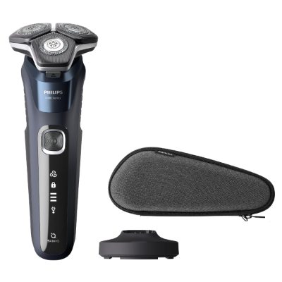 PHILIPS Shaver Series 5000, Wet& Dry skuveklis (lādējams), zils