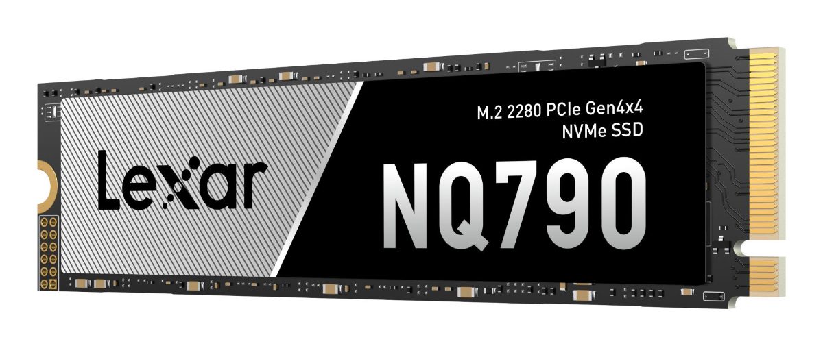 Lexar SSD, LNQ790X512G-RNNNG, 512 GB, SSD form factor M.2, Solid-state drive interface PCIe Gen 4X4, NVMe, Read speed 6400 MB/s, Write speed 2900 MB/s