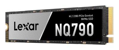 Lexar SSD, LNQ790X512G-RNNNG, 512 GB, SSD form factor M.2, Solid-state drive interface PCIe Gen 4X4, NVMe, Read speed 6400 MB/s, Write speed 2900 MB/s