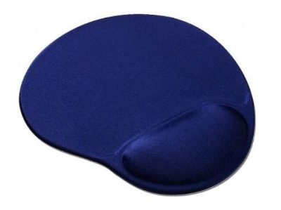 MP-GEL-B Gel mouse pad with wrist support, blue, Gel mouse pad, Blue