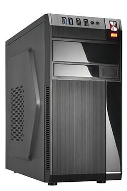Case, GOLDEN TIGER, Supported motherboard form factors micro ATX, Black, Midi Tower, Baltimore 530, BALTIMORE5302USB2+2USB3