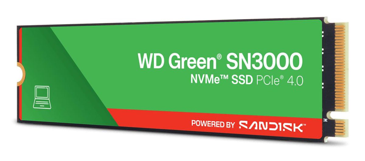 SSD, SANDISK, Bulk, 150xTBW rating, MTBF 1.75 h, NVMe Yes, PCI Express 4.0, M.2, 1000 GB, WDS100T4G1E-00CPS0