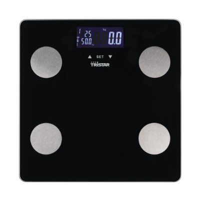 Tristar Personal Scale, WG-2442, Maximum weight (capacity) 150 kg, Accuracy 100 g, Body Mass Index (BMI) measuring, Black