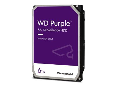 Hard Drive, Purple WD64PURZ, 5460 RPM, 6000 GB
