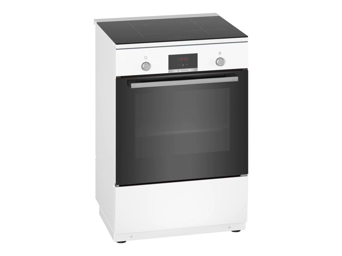 Cooker, HLN39A020, Hob type Induction, Oven type Electric, White, Width 60 cm, Grilling, LED, Depth 60 cm, 66 L