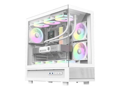 Gamemax Case, NEX C51 WH, ATX/BTF