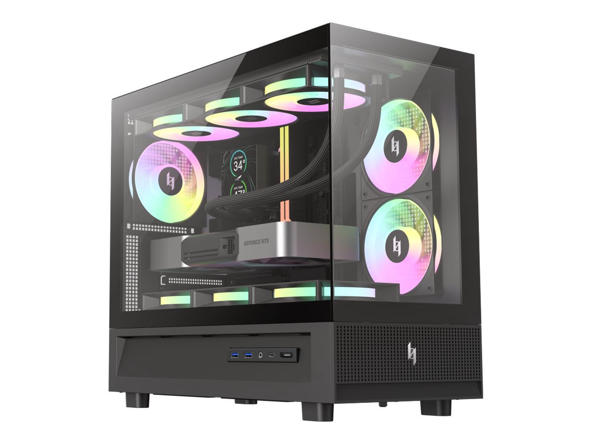 Gamemax Case, NEX C31 BK, MATX/BTF