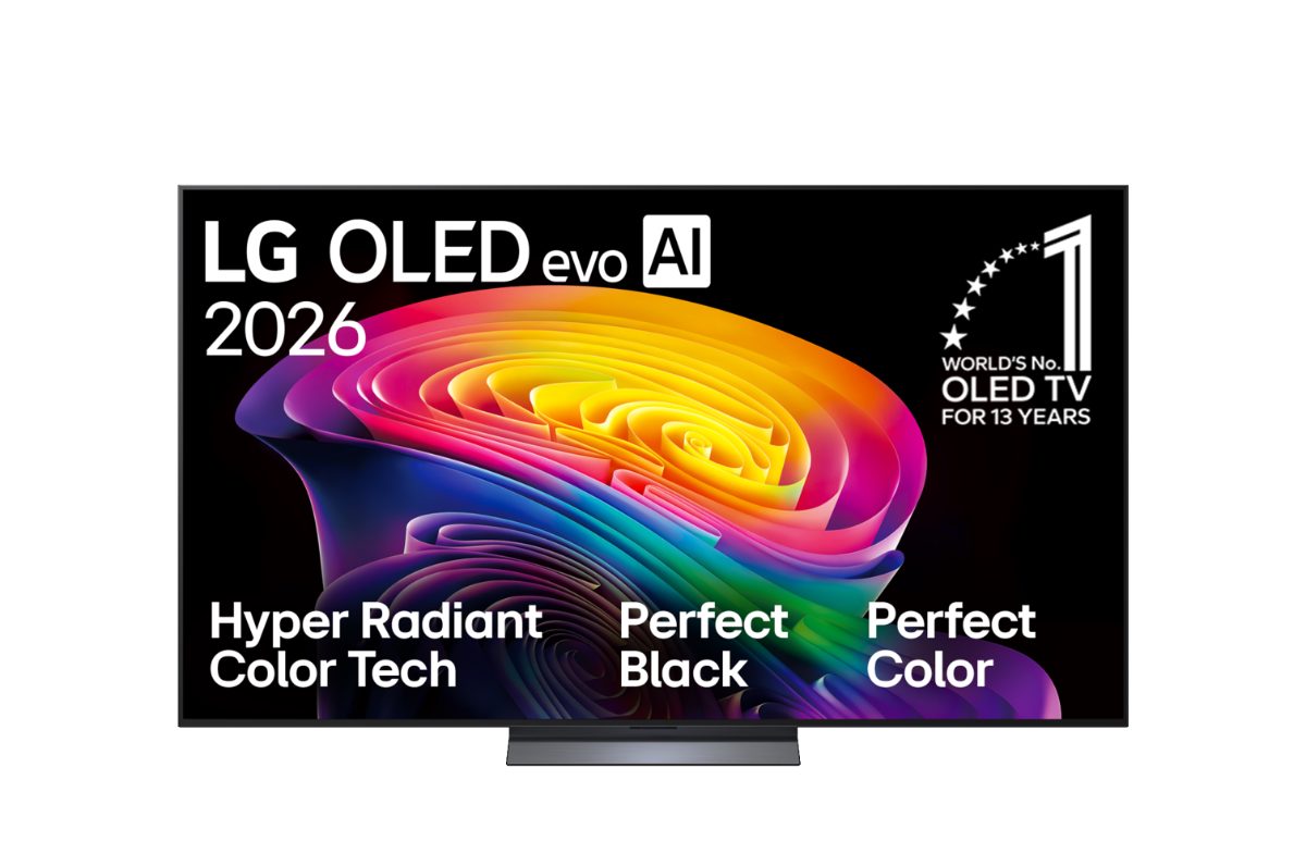 LG OLED 4K evo AI C6 TV, OLED77C61LA, 77, Smart TV, webOS, UHD, Black