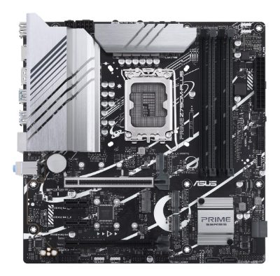 Mainboard, ASUS, Intel Z790, LGA1700, Micro-ATX, Memory DDR5, Memory slots 4, 2xPCI-Express 4.0 1x, 1xPCI-Express 4.0 16x, 1xPCI-Express 5.0 16x, 3xM.2, 1xHDMI, 1xDisplayPort, 2xUSB 2.0, 5xUSB 3.2, 1xUSB-C, 1xRJ45, 3xAudio port, PRIMEZ790M-PLUS