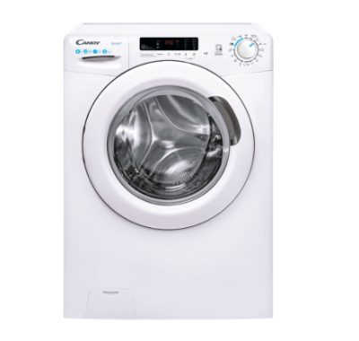 Washing Machine, CS1482DW4/1-S, Energy efficiency class B, Front loading, Washing capacity 8 kg, 1400 RPM, Depth 53 cm, Width 60 cm, Display, LCD, White