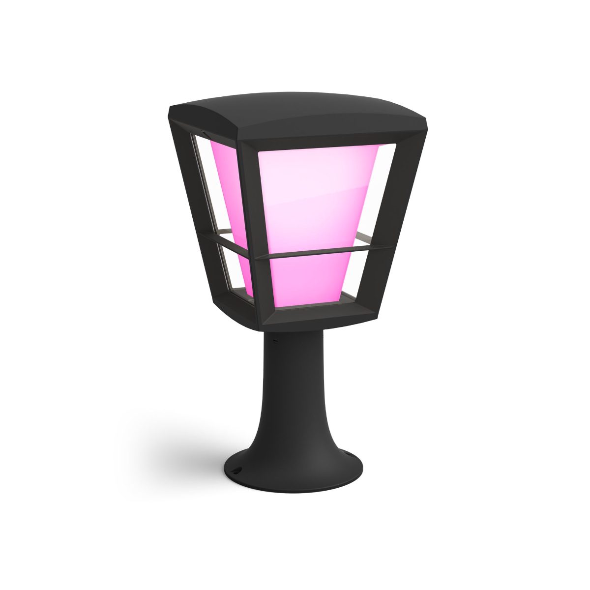 Philips Hue WCA Econic Outdoor Pedestal Lantern, 15 W, 2000-6500 Hue White Colour Ambiance