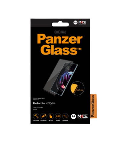 Screen protector, Motorola, Edge 20 Pro, Glass, Black, Full frame coverage; 100% touch preservation; Rounded edges, Case friendly