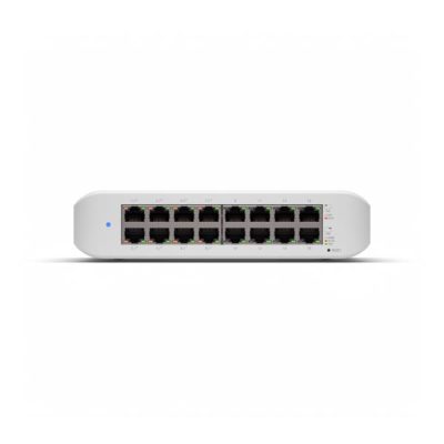 Switch Lite 16 PoE, USW-Lite-16-POE, Managed L2, Wall-mountable/Desktop, PoE+ ports quantity 8