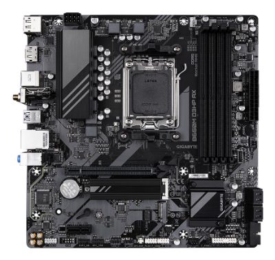 B650M D3HP AX 1.0 M/B, Processor family AMD, Processor socket AM5, DDR5, Supported hard disk drive interfaces SATA, M.2, Number of SATA connectors 4