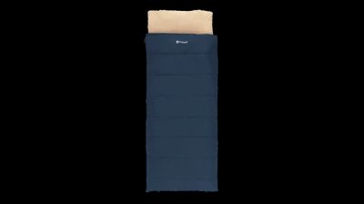 Outwell Contour Lux Deep Blue, Sleeping Bag, 220 x 85 cm, Temperature -19 to 15 °C, Right Zipper