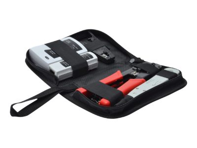 Network Tool Set, LAN Tester, Crimping Tool, Cut and Stripping Tool, Punch Down Tool, Tool kit