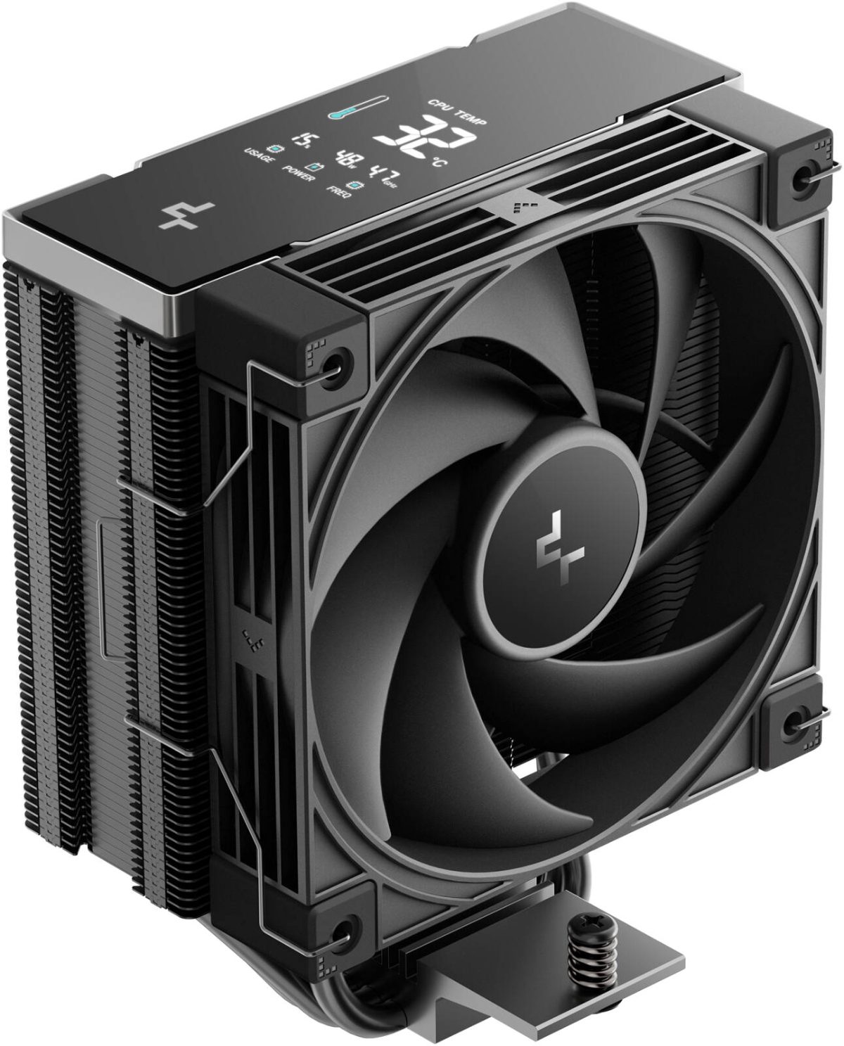 Deepcool CPU Air Cooler, AK400 G2 DIGITAL NYX, Black, Intel, AMD