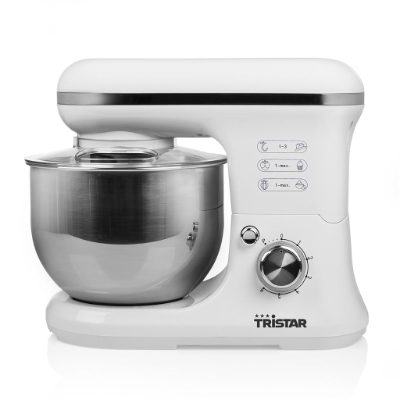 Tristar Kitchen Machine, MX-4817, 1200 W, Number of speeds 6, Bowl capacity 5 L, White
