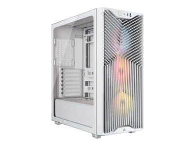 Corsair PC Case, 3200D RS ARGB, White, Mid-Tower