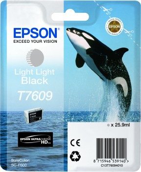 Epson T7609, Ink Cartridge, Light Light Black